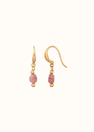 MAHILA pink tourmaline earrings