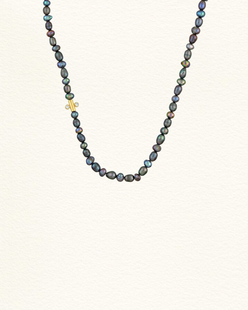 Collier Brunello Cucinelli Multi-perles Asymétrique - Bronze/Copper - Neuf Avec étiquette