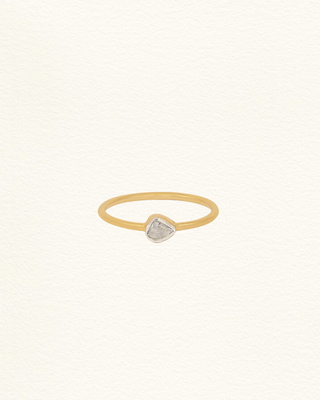 Bague LAXMI diamant polki brut vermeil Atelier Siméon