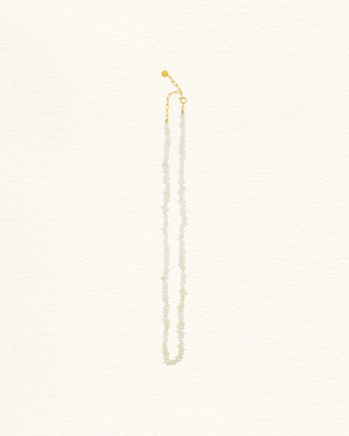 Collier BONDI choker perles eau douce blanches plaqué or Atelier Siméon