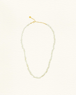 Collier BONDI choker perles eau douce blanches plaqué or Atelier Siméon