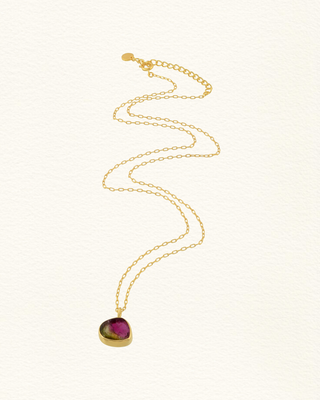 Collier KALIDA #12 tourmaline pastèque Atelier Siméon