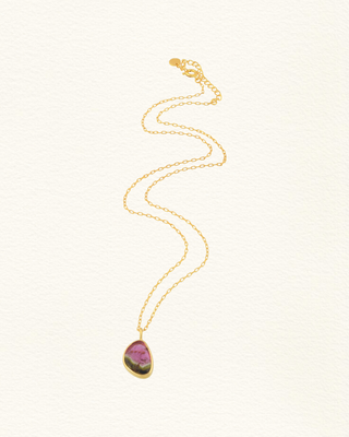 Collier KALIDA #5 tourmaline pasteque Atelier Siméon