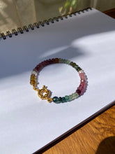 Charger l&#39;image dans la galerie, bracelet arja tourmaline multicolore haute qualité siméon

