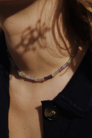 UDAIPUR fluorite necklace