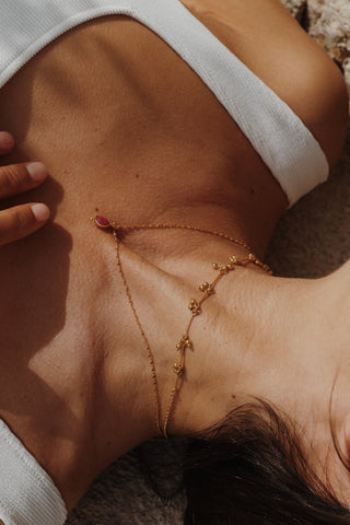 Collier SAHAR plaqué or chaîne fine Atelier Siméon